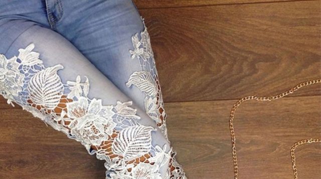 Возьмите совсем немного кружева, чтобы потрясающе обновить старую одежду Возьмите совсем немного кружева, чтобы потрясающе обновить старую одежду женские хобби