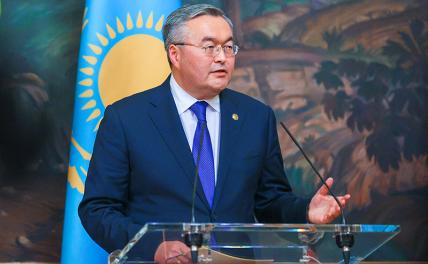 На фото: министр иностранных дел Казахстана Мухтар Тлеуберди