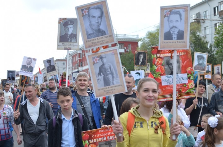 Бессмертный полк в городе-герое Волгограде