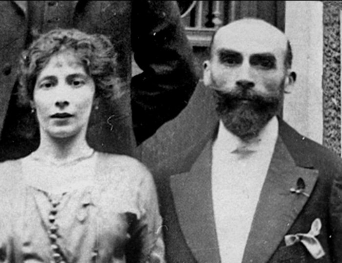 Анри Дезире Ландрю с очередной супругой. | Фото: mtdata.ru.