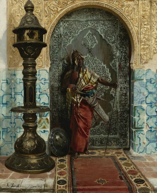 Мастер восточных сюжетов Rudolf, Эрнст, австрийского, Париж, Рудольфа, Рудольф, Ernst, художник, Востоку, Эрнста, Ближнему,   Восточные, большим, работы, экспонировал, успехом, Совершил, путешествий, несколько, выставках
