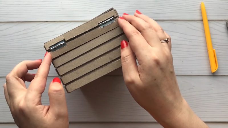 Простой картон, немного клея и краски, а какой удивительный результат интерьер,переделки,рукоделие,своими руками,сделай сам