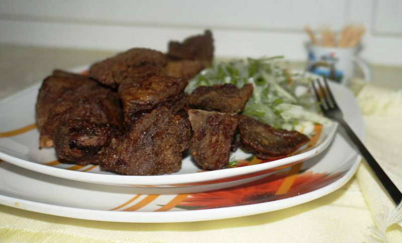 как жарить печень