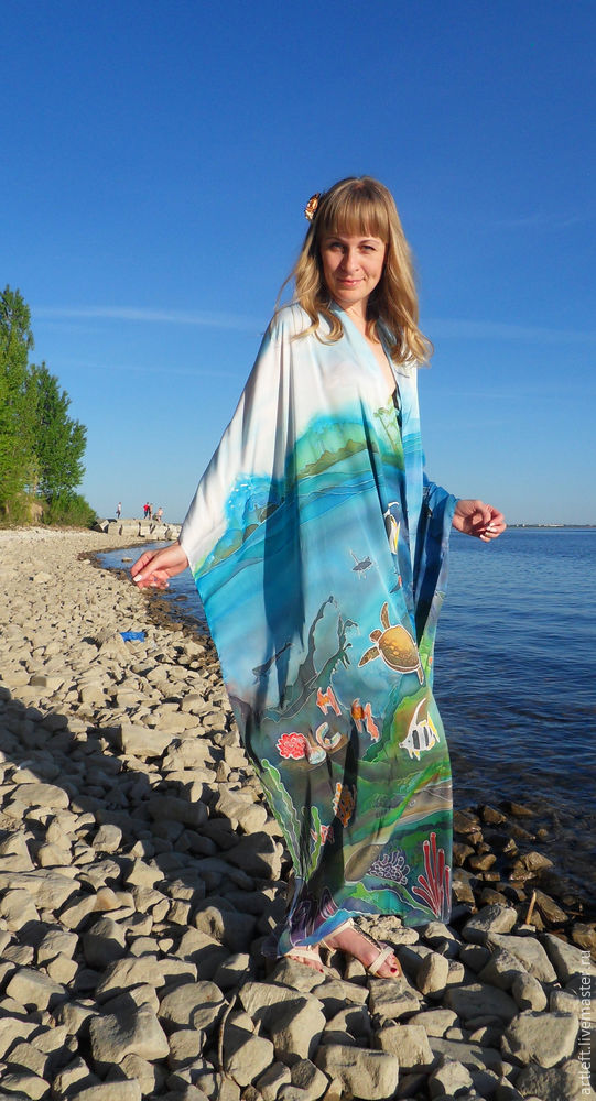 Создаем парео-трансформер в технике холодный батик парео