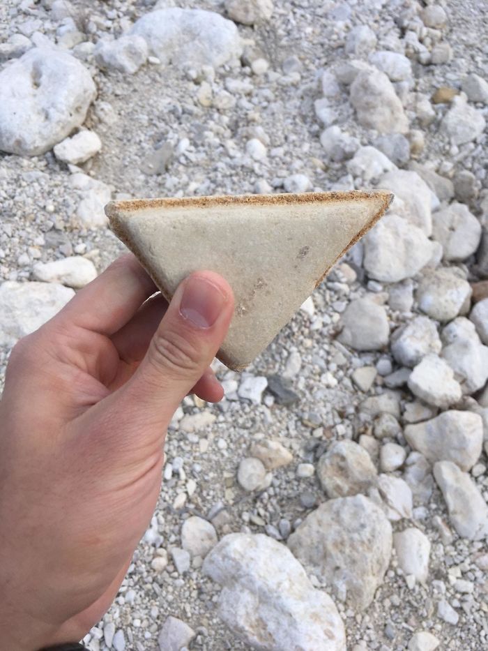 This Rock Looks Like A Grilled Cheese Sandwich