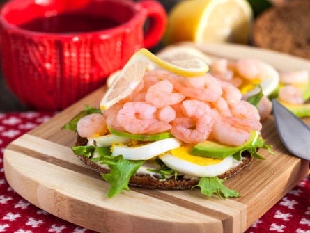 бутерброды с креветками