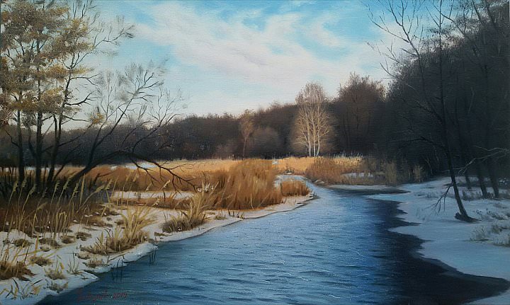 Лечите душу тишиной... Художник Максим Колесник живопись