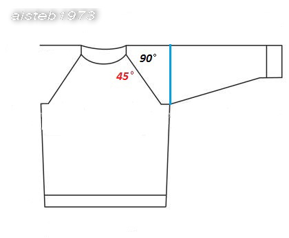 Реглан с корректирующей вытачкой вязание