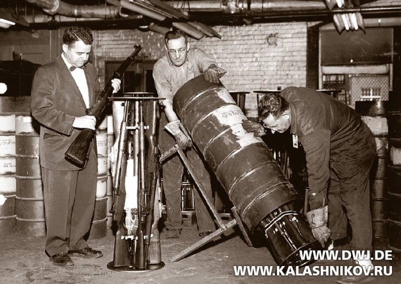 Пулемёт в консервной банке. Контейнеры длительного хранения от Спрингфилдского арсенала оружие