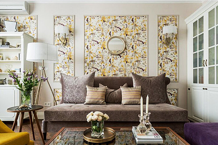 Стена за диваном: как ее красиво оформить – 9 эффектных вариантов идеи лдя дома,Интерьер и дизайн