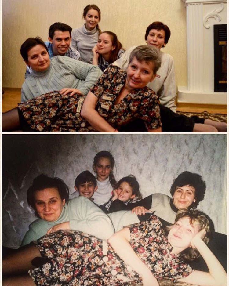 Семья 17 лет спустя  люди, семья