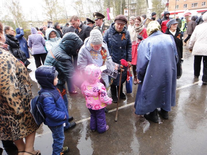 День Победы в северном Подмосковье, г.Талдом