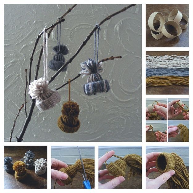 Потрясающие украшения из пряжи без использования иголки рукоделие,своими руками