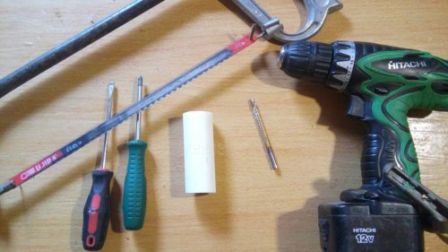 Инструмент и материалы для изготовления струбцины прищепки