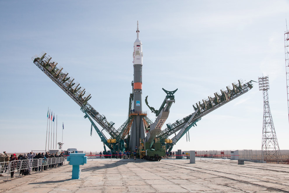 Старт космического корабля «Союз МС-12» Байконур