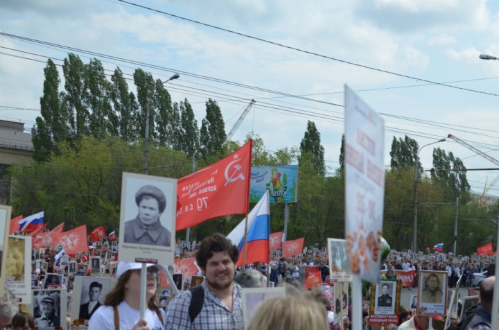 Бессмертный полк в городе-герое Волгограде