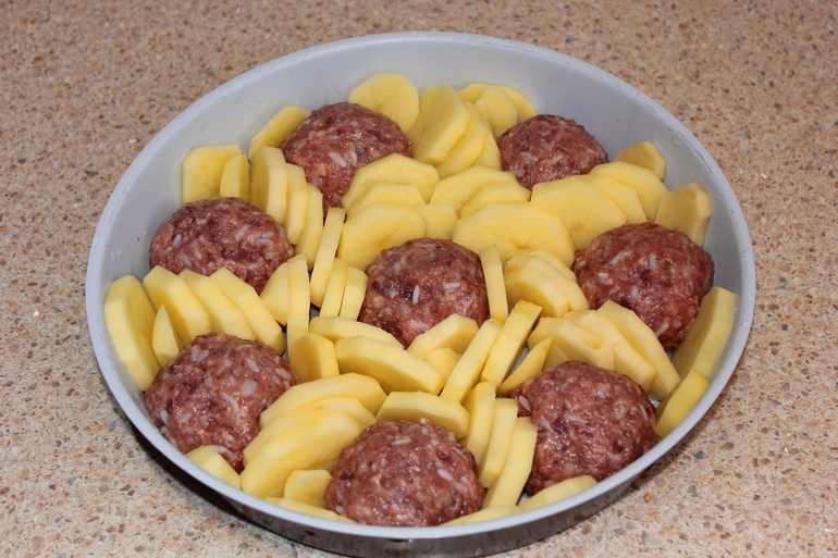 запеканка из фарша и картофеля
