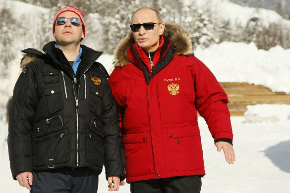 Дмитрий Медведев и Владимир Путин. Фото: GLOBAL LOOK press/Roman Denisov