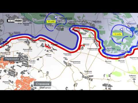 ЛНР: карта обстрелов со стороны ВСУ. 27 мая 2017