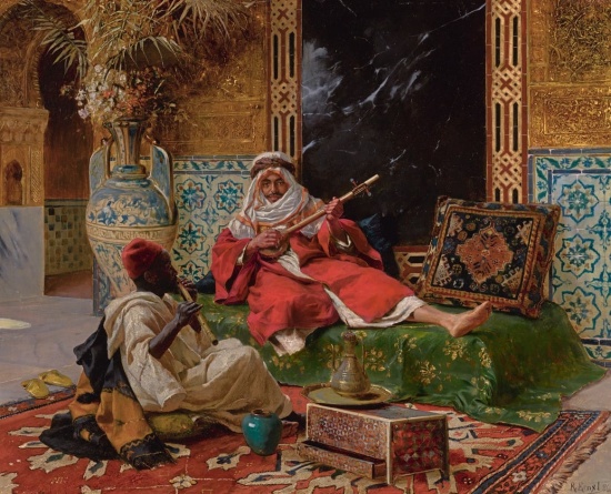 Мастер восточных сюжетов Rudolf, Эрнст, австрийского, Париж, Рудольфа, Рудольф, Ernst, художник, Востоку, Эрнста, Ближнему,   Восточные, большим, работы, экспонировал, успехом, Совершил, путешествий, несколько, выставках