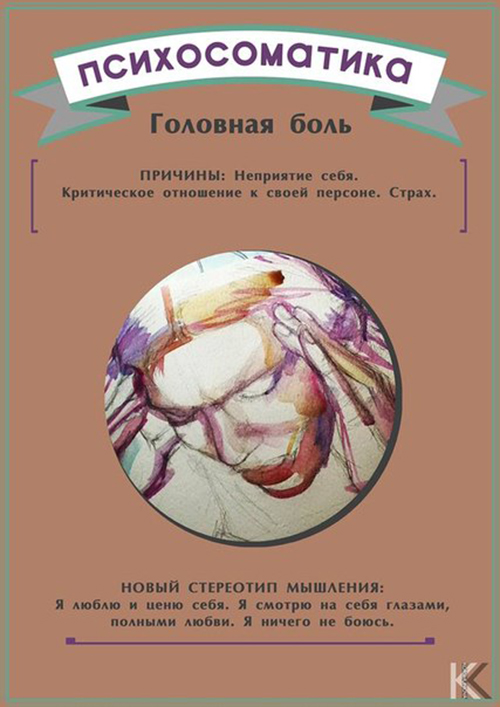 психосоматика головной боли