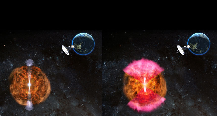 neutron star illustration