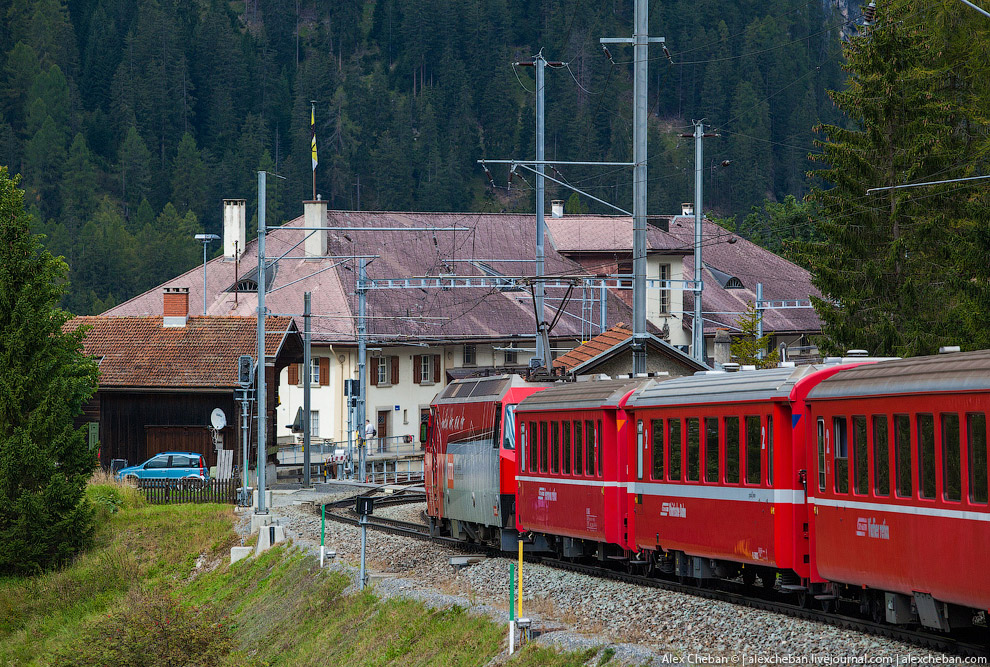 Самые красивые в мире железные дороги: Швейцария Самые красивые в мире железные дороги: Швейцария европа