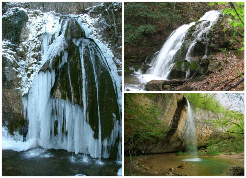 В Крыму множество красивейших водопадов интересное, крым, любопытно, праздник, факты