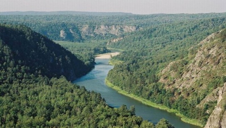 Красоты России. Реки и озера Южного Урала.