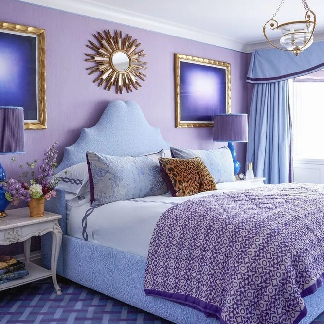 Как вписать фиолетовый в интерьер дома: 7 цветовых схем, которые используют профессионалы идеи для дома,интерьер и дизайн
