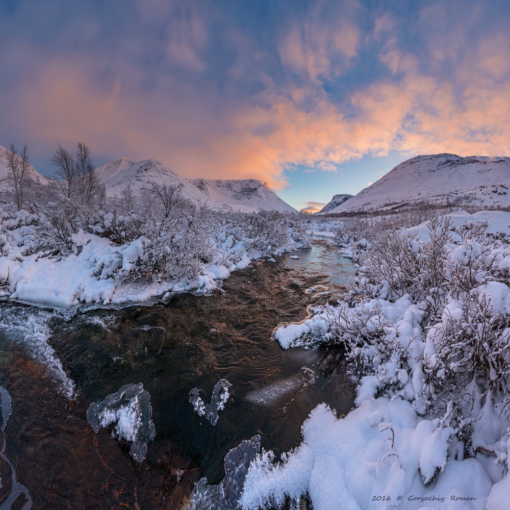 Зимние пейзажи на снимках Романа Горячего