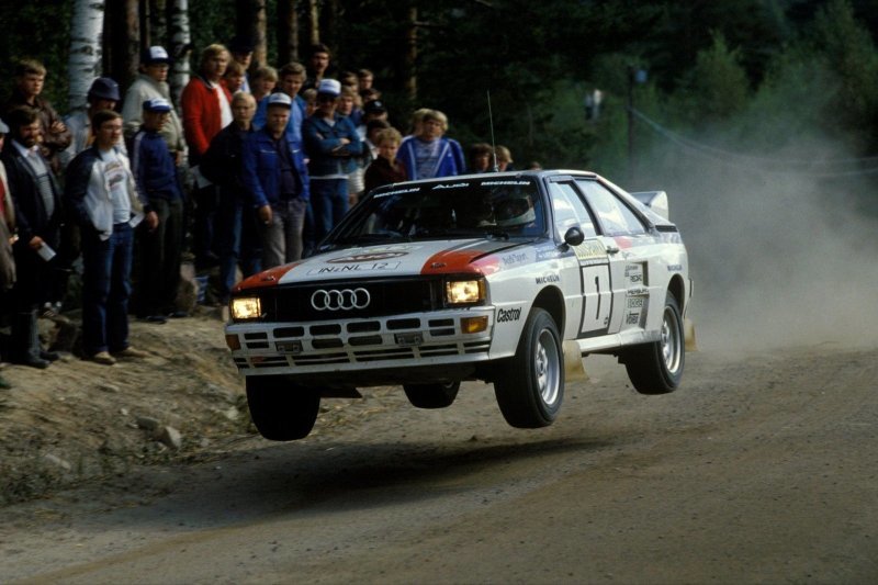 Ханну Миккола и Арне Хертц на Audi Quattro A2 – победители «Ралли 1000 озёр» ’83. audi, lancia, quattro, авто, автогонки, автоспорт, гонки, ралли