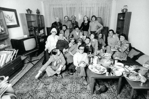 В квартире В. Высоцкого на Малой Грузинской, 24 декабря 1975 года. знаменитости, история, люди