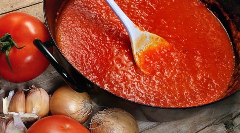 как приготовить томатную пасту