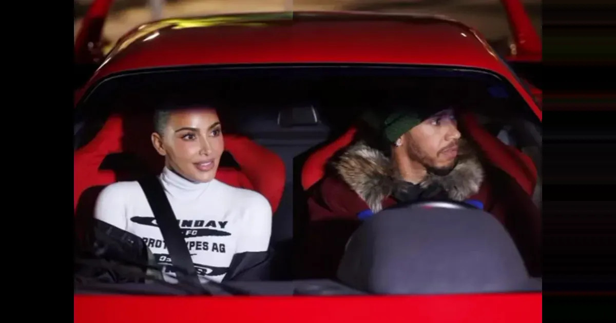 Льюис Хэмилтон опубликовал видео с Ким Кардашьян на фоне слухов об их романе