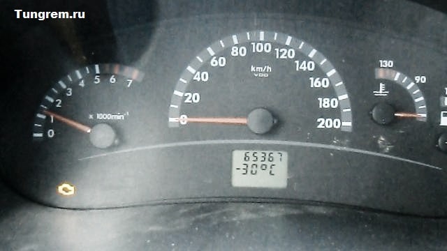 Запуск двигателя в мороз -30 Лада Калина