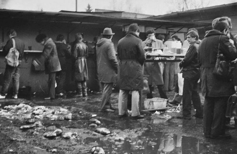 Пивная в Петровском парке, 1980–е годы, Москва история, картинки, фото