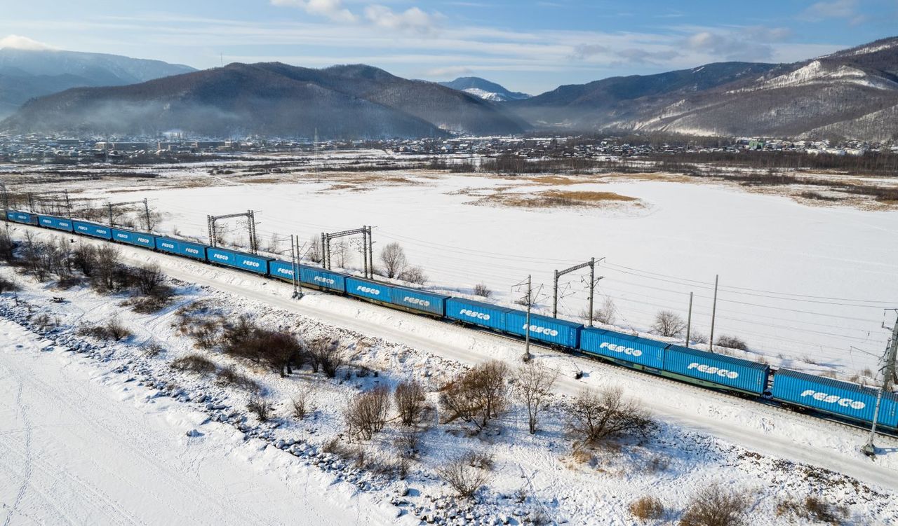 FESCO запускает регулярный контейнерный поезд из Петербурга в Красноярск