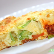Пирог для Дашули с кабачками, чоризо и маскарпоне.