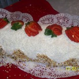 Бисквитный рулет с кремом