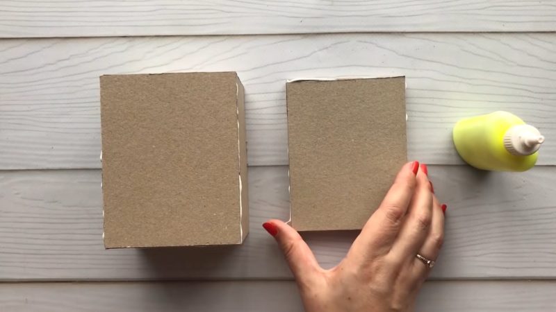 Простой картон, немного клея и краски, а какой удивительный результат интерьер,переделки,рукоделие,своими руками,сделай сам