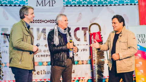Легендарный Чингачгук: 74-летний Гойко Митич посетил Москву