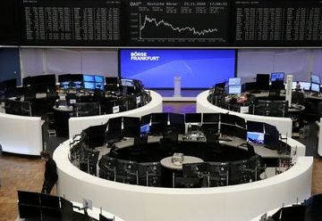 The German share price index DAX graph is pictured at the stock exchange in Frankfurt, Germany, November 23, 2020. REUTERS/Staff