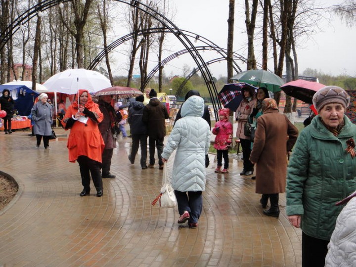 День Победы в северном Подмосковье, г.Талдом