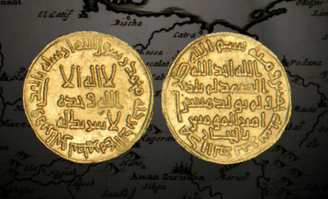 Как выглядит самая дорогая монета в мире аукцион,деньги,динар,золото,история,Пространство