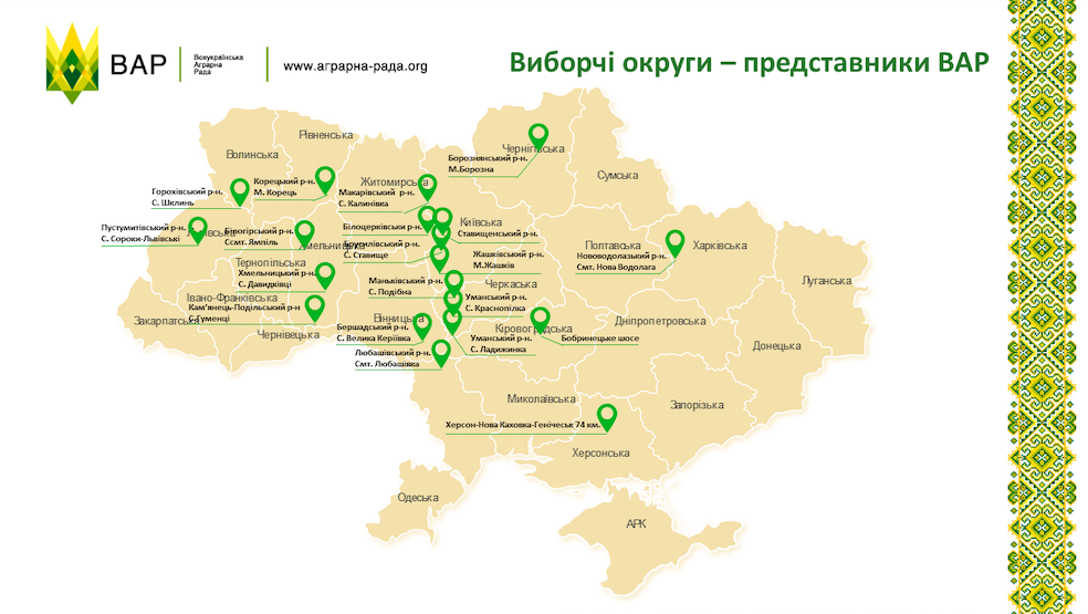 Крупнейшие области Украины высказались против земельной реформы