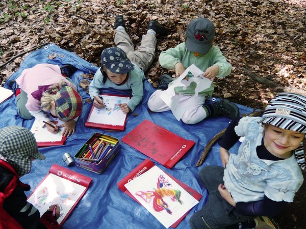 Waldkindergarten - лесные детские сады, популярные в Германии воспитание детей