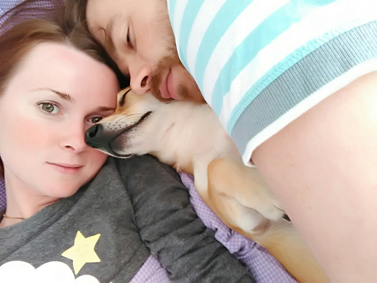 семья с собакой