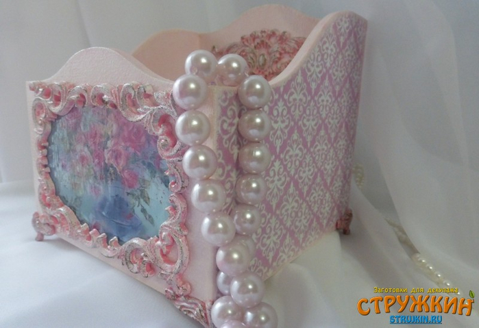 Хотите себе такую миленькую вещицу в стиле рококо? Мастер-класс декупаж,домашний очаг,,поделки,рукоделие,своими руками