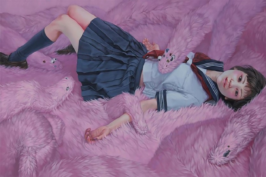 Это сладкое клубничное варенье. Сюрреалистические картины японского художника